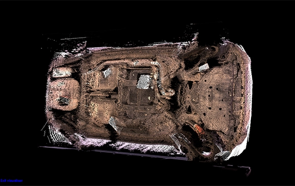 point cloud undercarriage