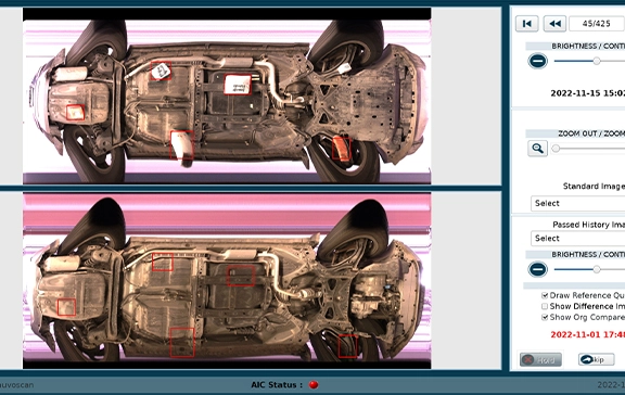 real-time undercarriage analysis