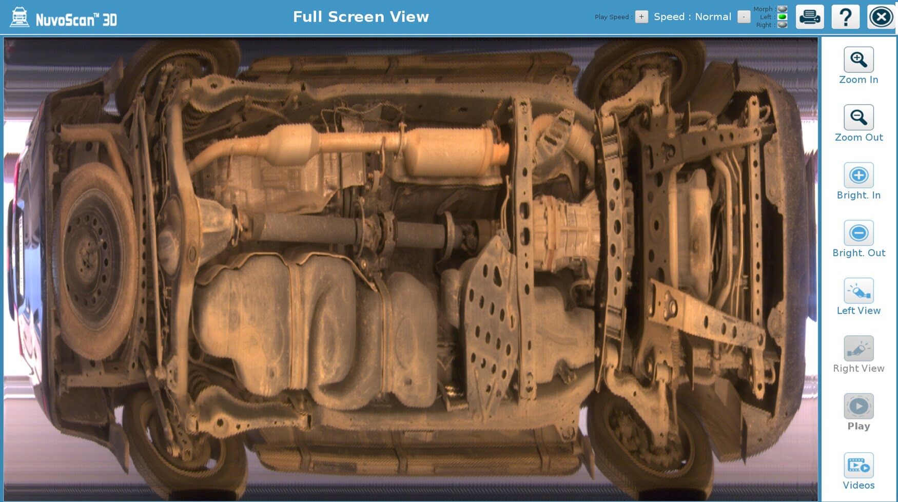 high resolution under vehicle imaging